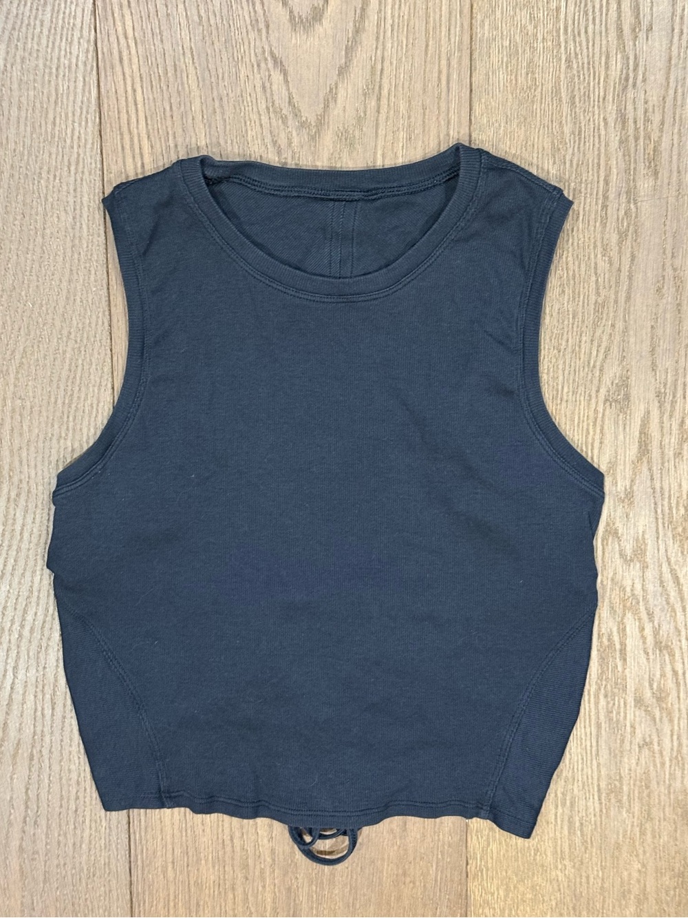 Lululemon LA Open Back-Tie Crop Tank Black Size